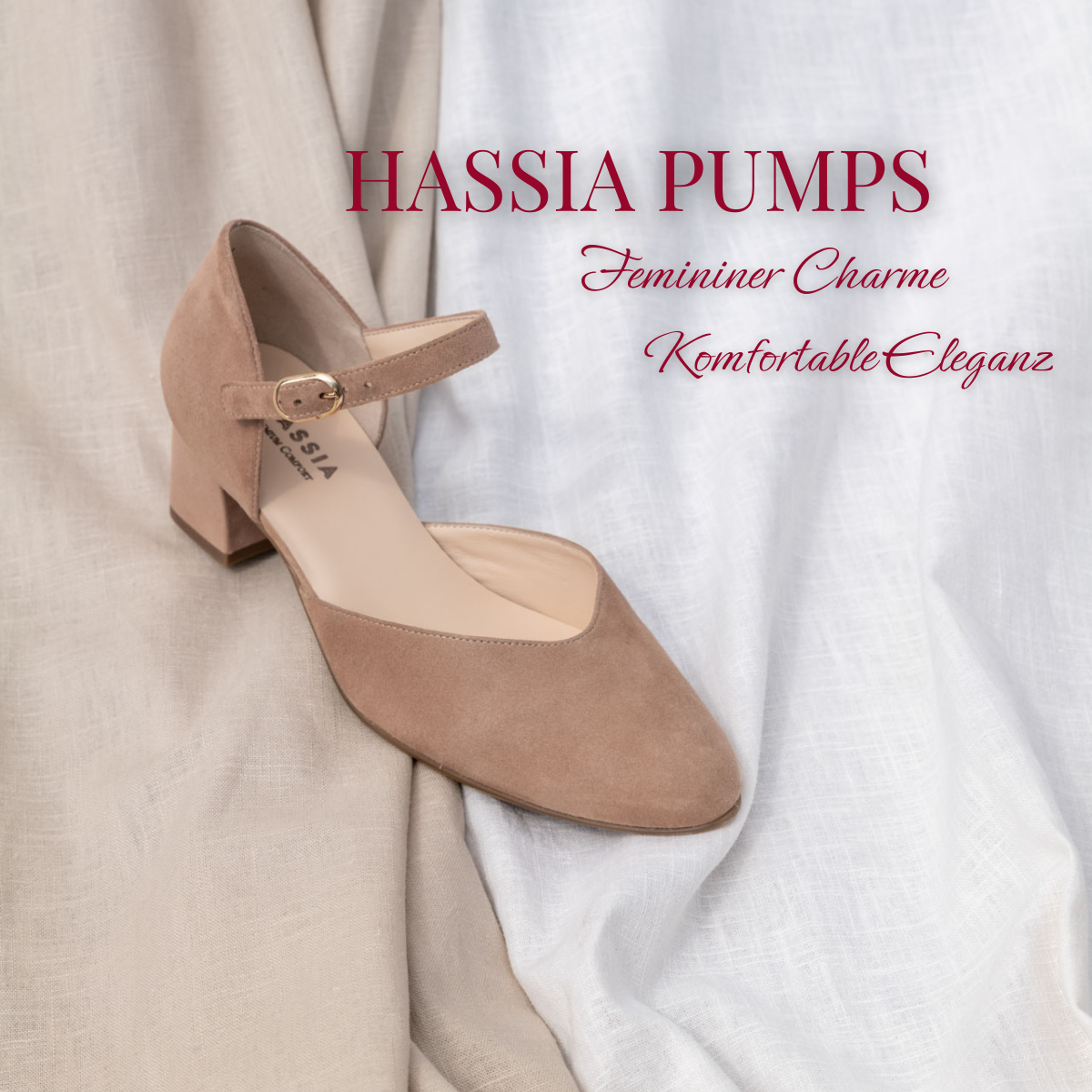 Ballerinas von Hassia bringen Sie mit Komfort und Stil durch den Frühling. 