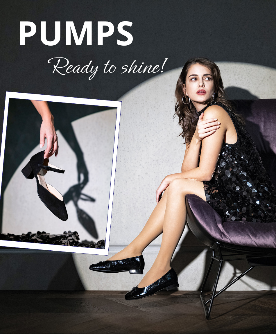 Elegante und bequeme Pumps für die Festtage und die Ballsaison